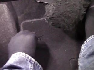 amateur, gay, voiture, pieds, fétiche, solo