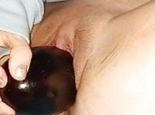 extremo, masturbación, coño-pussy, amateur, babes, juguete, prieto, fetichista, a-solas, inserción