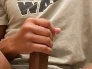 masturbation, amateur, mature, ejaculation-sur-le-corps, énorme-bite, black, ejaculation, solo, bite