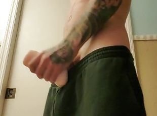 Sweat pants jerking off part 1