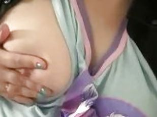 masturbation, amateur, solo, fumer