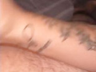 onani, amatør, cumshot, stor-pikk, handjob, fransk, tattoo, pikk