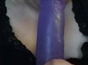 feit, pussy, amatør, leke, bbw, dildo, alene, suging