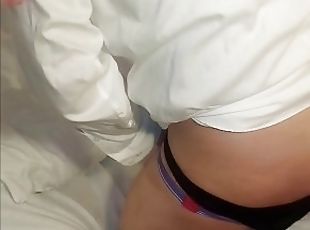 cul, masturbation, fête, babes, secousses, culotte, jeune-18, collège, blonde, colocataires