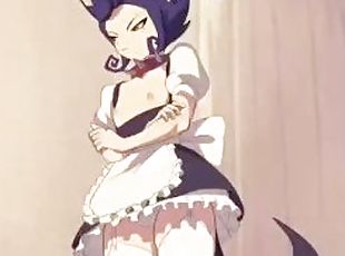 Trap cosplays the maid wolf