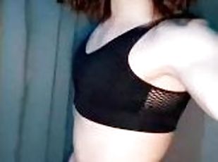 transsexuelle, amateur, ados, latina, brésil, ladyboy, britannique, lingerie, solo