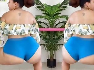 Wet bottom booty shorts twerk by Gataofficialtwerk