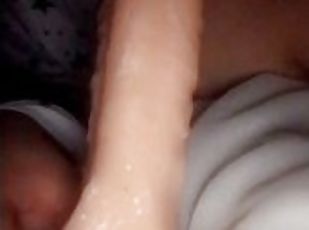 Deepthroat on dildo