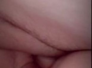 amatør, babes, stor-pikk, tenåring, creampie, ludder, pov, brunette, pikk, røff