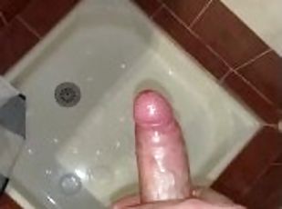 masturbation, amateur, ejaculation-sur-le-corps, énorme-bite, ados, branlette, ejaculation, solo, bite