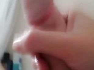 masturbation, amateur, ejaculation-sur-le-corps, énorme-bite, secousses, point-de-vue, ejaculation, horny, solo, bite