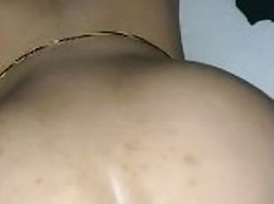 cul, fête, amateur, ejaculation-sur-le-corps, latina, couple, belle-femme-ronde