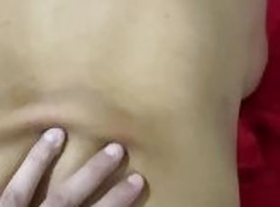 amateur, ados, latina, ejaculation-interne, brunette, réalité