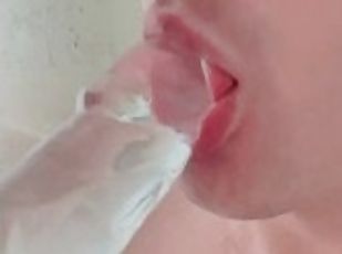 baden, blasen, immens-glied, homosexuell, gesichtspunkt, dildo, fetisch, dusche, allein, twink