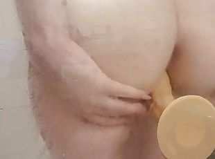 Steamy Shower Dildo Fuck