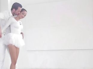 Elegant ballerina francys belle gets smashed by her partner