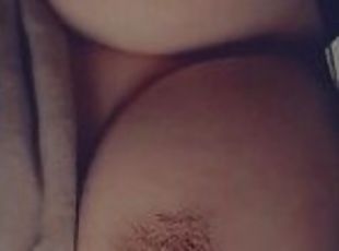 gros-nichons, amateur, ados, massage, seins, parfait, fétiche, solo