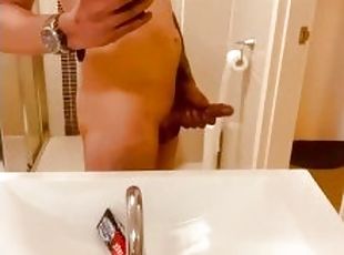 masturbation, public, amateur, énorme-bite, solo, bisexuels, réalité, bite