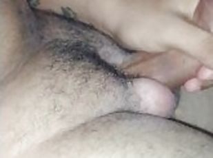 cumshot, gigantisk-kuk, gay, ensam, kuk