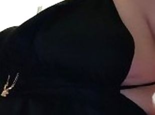 gros-nichons, masturbation, amateur, ados, lingerie, mignonne, fétiche, solo