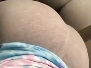 traseiros, amador, anal, ébona, mulher-madura, bbw, sozinho