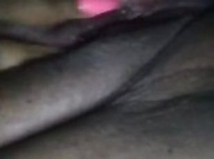 masturbation, amateur, mature, ébène, belle-femme-ronde, doigtage, ejaculation, horny, solo