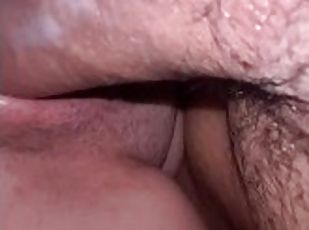 cul, orgasme, amateur, énorme-bite, latina, point-de-vue, chevauchement, bite