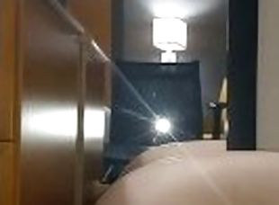 anal, gay, dildo, sozinho, hotel