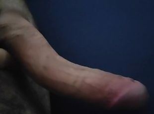 masturbation, amateur, énorme-bite, branlette, solo, bite