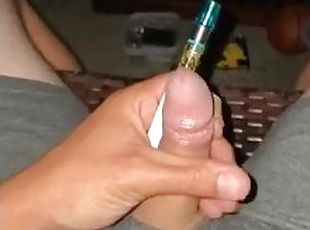 masturbación, público, amateur, polla-enorme, paja, primera-persona, a-solas, fumando, polla