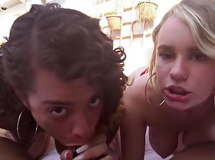 Loupanxxx - Eating Blonde And Brunette