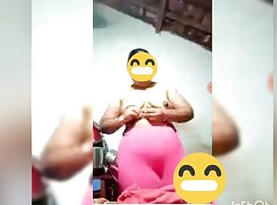 Today Exclusive- Desi Telugu Bhabhi Showing Her Big Boobs