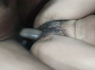 poilue, amateur, indien, ejaculation-interne, brunette