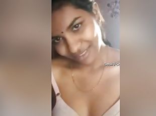 gros-nichons, chatte-pussy, amateur, indien, webcam, mignonne, seins, solo, brunette