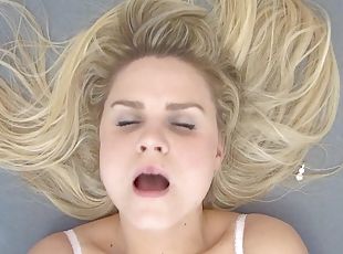 masturbation, orgasme, amateur, blonde, tchèque, avec-expérience, sauvage