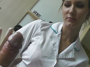 infirmière, chatte-pussy, amateur, ejaculation-sur-le-corps, médecin, ejaculation-interne, point-de-vue, lingerie, fétiche, latex