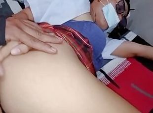 asia, posisi-seks-doggy-style, amatir, sayang, blowjob-seks-dengan-mengisap-penis, remaja, handjob-seks-dengan-tangan-wanita-pada-penis-laki-laki, creampie-ejakulasi-di-dalam-vagina-atau-anus-dan-keluarnya-tetesan-sperma, sudut-pandang, akademi