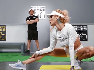 sport, erotisch-mutti, pornsterne, paar, tattoo, glied