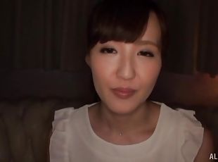 Close up video of adorable Japanese babe Misaki Kohanai having sex