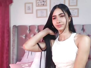 masturbação, amador, adolescente, latina, webcam, belíssimo, sozinho, morena, pernas