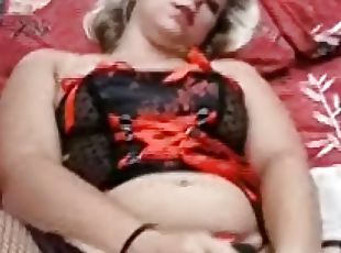 masturbation, amateur, joufflue, blonde, solo