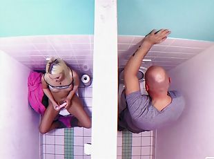 Public toilet hardcore porn video