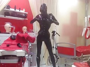 tysk, sort, utrolig, fetish, latex, læder, gummi