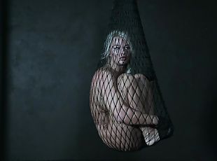 bdsm, slave, tøs, blond, fetish, misbrugt, skrigende