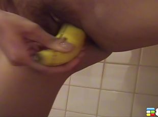 آسيوية, استمناء, كس-pussy, كس, سولو, موزة, إدراج, عصير