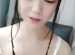 asia, amatir, remaja, mainan, teransang, webcam, seorang-diri, penutup-muka