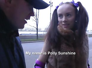 Polly Sunshine takes loads in her butt whenever she can get a chance