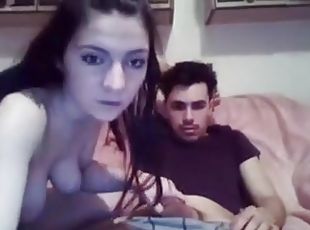 hardcore, paja, pareja, webcam, polla