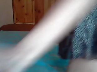 masturbation, amateur, jouet, webcam, solo, taquinerie