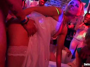 orgie, fête, hardcore, pornstar, sexe-de-groupe, action, club, réalité